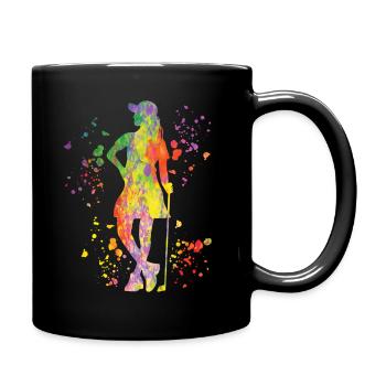 Golfer Colorsplash Kinder Miniaturgolf - Tasse einfarbig - Schwarz - Rechts