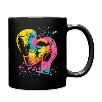Boxing Fighter Enfants Boxer de match de boxe - Mug uni - noir - Droite
