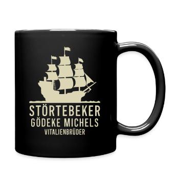 Störtebeker Gödeke Michels Victual Brothers - Full Colour Mug - black - Right
