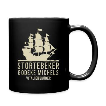 Störtebeker Gödeke Michels Victual Brothers - Full Colour Mug - black - Right