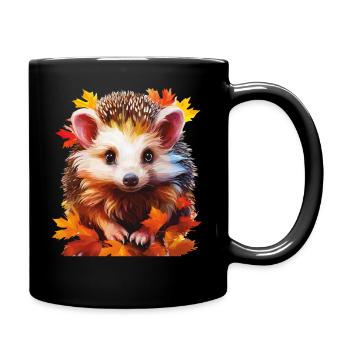 IGEL HERBST - Tasse einfarbig - Schwarz - Rechts