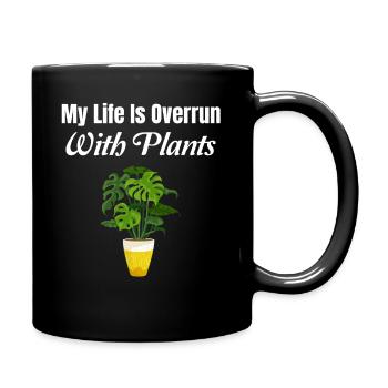 Funny botanist, landscaper, florist, - Full Colour Mug - black - Right