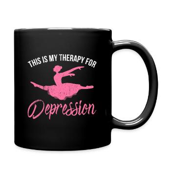 Dance Therapy | Dancer Dancer Dancing Class - Full Colour Mug - black - Right