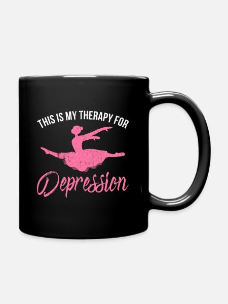 Tanz Therapie | Tänzerin Tänzer Tanzkurs Tanzen - Tasse einfarbig - Schwarz