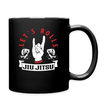 Let's Rolls Jiu Jitsu Passion - Full Colour Mug - black - Right