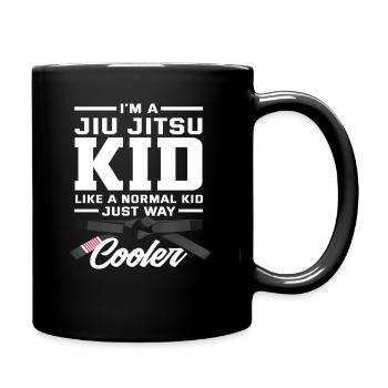 Je suis un enfant de Jiu Jitsu beaucoup plus cool - Mug uni - noir - Droite