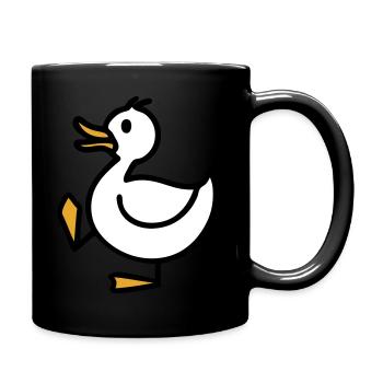 Duck - Full Colour Mug - black - Right