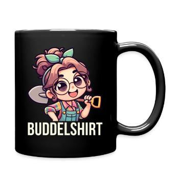 Garten Geschenk Gärtnerin Geburtstag Geschenk - Tasse einfarbig - Schwarz - Rechts