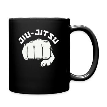 Graphismes de poing de jiu-jitsu cool - Mug uni - noir - Droite