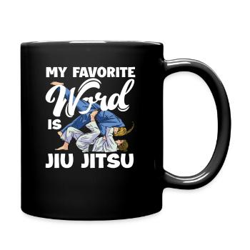 Mot préféré : Jiu Jitsu Arts Martiaux Passion - Mug uni - noir - Droite