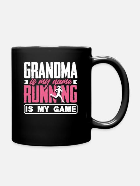 Oma Ist Mein Name Laufen Mein Spiel - Tasse einfarbig - Schwarz