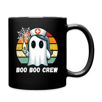 Halloween fantôme infirmière assistant médical drôle - Mug uni - noir - Droite