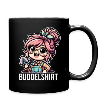 Garten Geschenk Gärtnerin Geburtstag Geschenk - Tasse einfarbig - Schwarz - Rechts