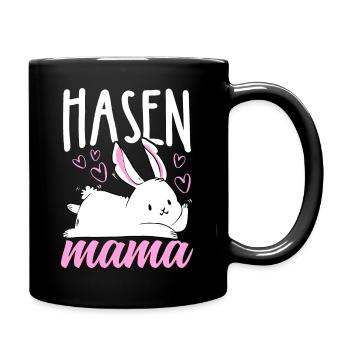 Maman Lapin Cadeau Lapins de Pâques Maman - Mug uni - noir - Droite