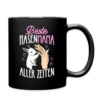 Best Bunny Mom Ever Bunny Rabbit Easter - Full Colour Mug - black - Right