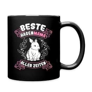 Best Bunny Mom Ever Bunny Rabbit Easter - Full Colour Mug - black - Right