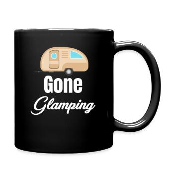 Gone Glamping Glamper Hiker Adventure S'mores - Tasse einfarbig - Schwarz - Rechts