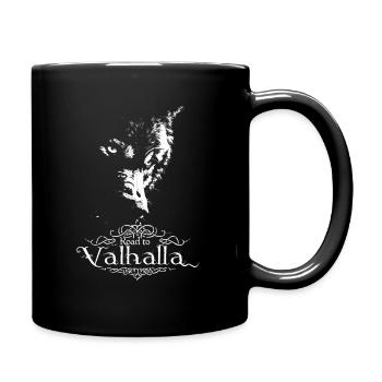 De Shadow Wolf Road à Valhalla Design - Mug uni - noir - Droite