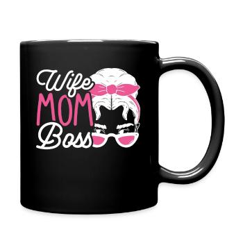 Muttertag Beste Mama Wife Geschenk Lieblingsmama - Tasse einfarbig - Schwarz - Rechts