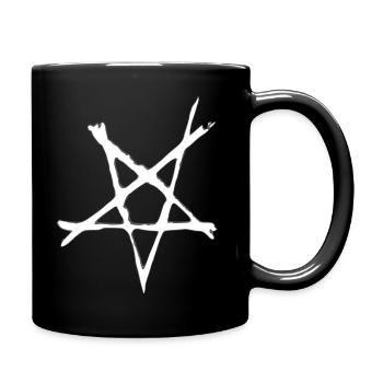 Scratch Pentagram - Full Colour Mug - black - Right