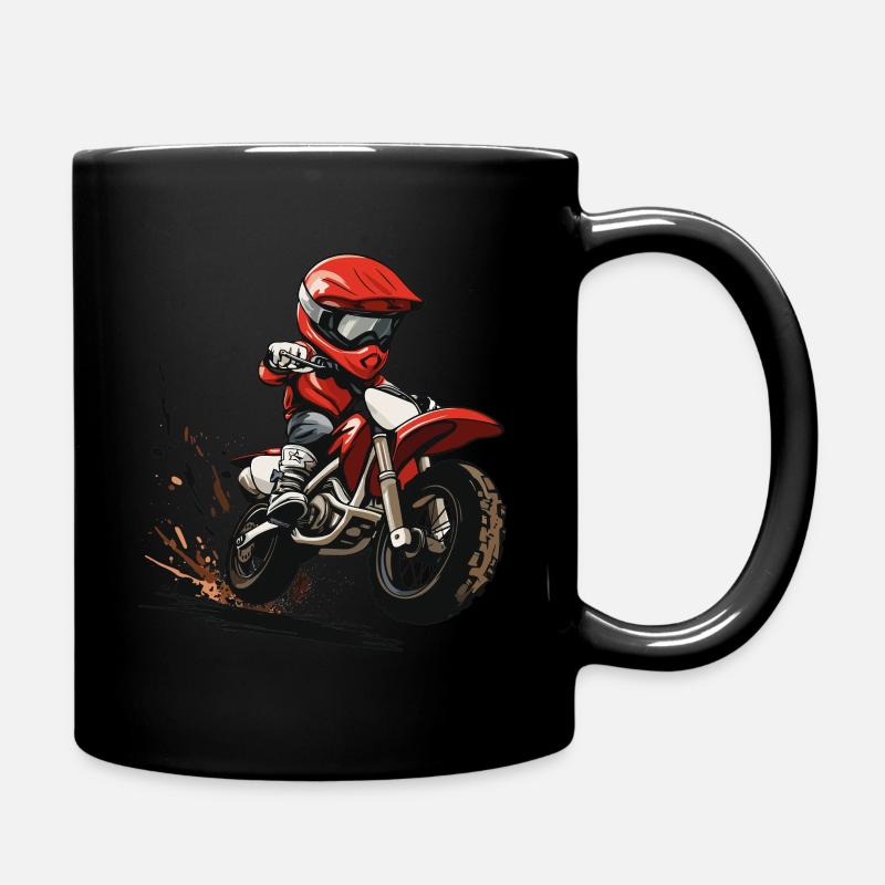 Motocross for Kids - Full Colour Mug - black