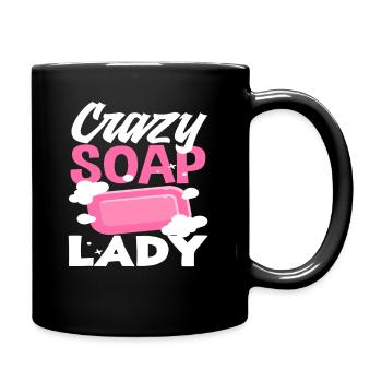 Fabricant de savon fou Fabrication de savon - Mug uni - noir - Droite