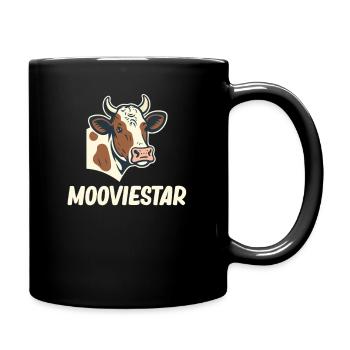 Mooviestar Cattle Farmer Hereford Ranchero - Tasse einfarbig - Schwarz - Rechts