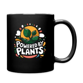 Powered by Plants Naturdesign - Full Colour Mug - black - Right