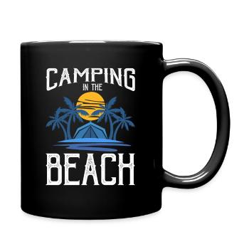 Camping Montagnes Nature Étoile filante - Mug uni - noir - Droite