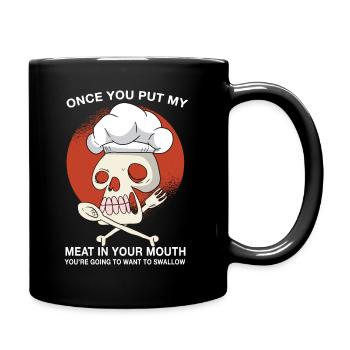 Koch Köche Kochen Koch Humor Koch Spruch - Tasse einfarbig - Schwarz - Rechts