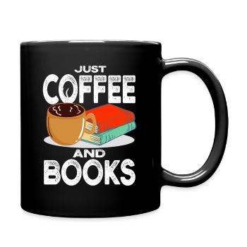 Book Reading Books Readers - Full Colour Mug - black - Right