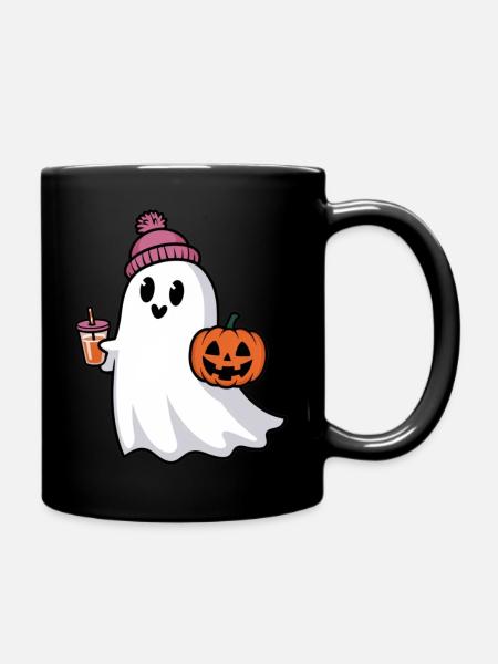 Conception fantôme de dessin animé drôle - Mug uni - noir