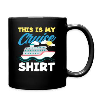 This is my cruise shirt design - Full Colour Mug - black - Right