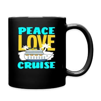 Expérience de vacances en croisière Peace Love - Mug uni - noir - Droite