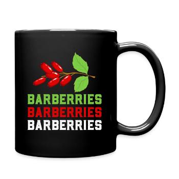 Autumn Autumn Leaves Rose Hips - Full Colour Mug - black - Right