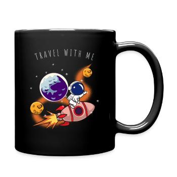 Astronaut Child Universe All - Full Colour Mug - black - Right
