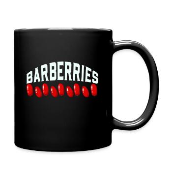 Hagebutte - Tasse einfarbig - Schwarz - Rechts