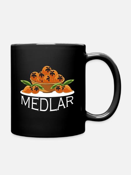 Mispel - Tasse einfarbig - Schwarz