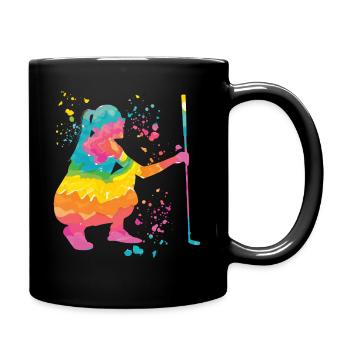 Golfer Colorsplash Kinder Miniaturgolf - Tasse einfarbig - Schwarz - Rechts