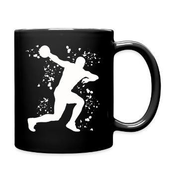 Lanceur de disque Lancer de disque Colorsplash - Mug uni - noir - Droite