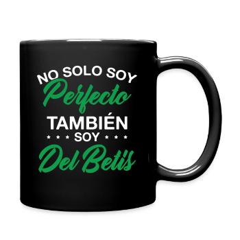 I'm not only perfect I'm also a Betis fan - Full Colour Mug - black - Right
