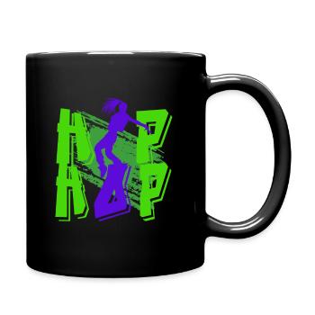 Hip Hop Tänzerin - Dance girl - Tasse einfarbig - Schwarz - Rechts