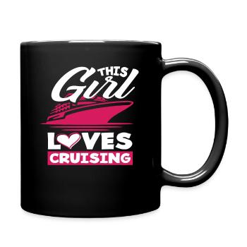 This Girl Loves Cruises - Full Colour Mug - black - Right