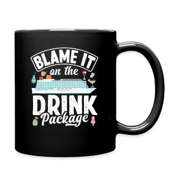 Blame It On The Drink Package - Full Colour Mug - black - Right