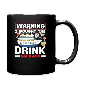 Warning I have purchased the beverage package - Full Colour Mug - black - Right