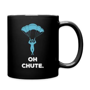 Skydiving Funny Saying Gift Funny - Full Colour Mug - black - Right