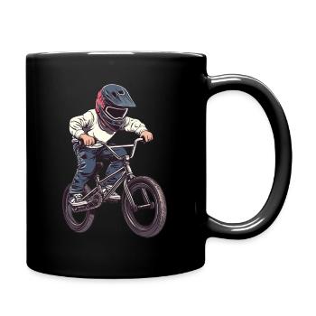 BMX Enfant - Mug uni - noir - Droite