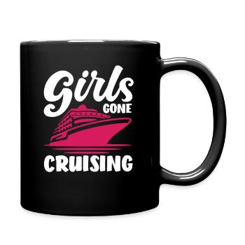 Girls on Cruise Adventure - Full Colour Mug - black - Right