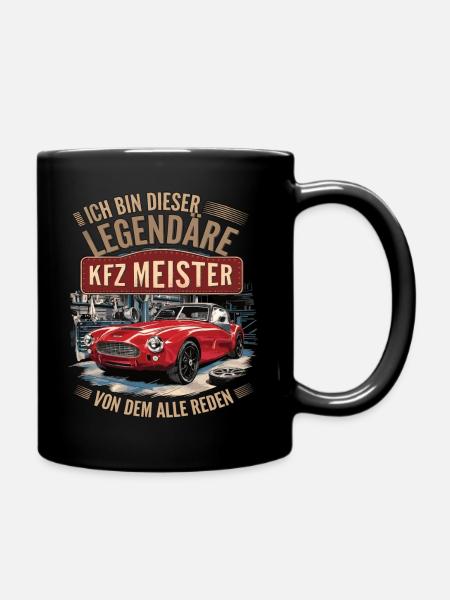 I'm this legendary car master - Full Colour Mug - black