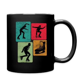 Patinage artistique Patinage artistique Patinage sur glace - Mug uni - noir - Droite